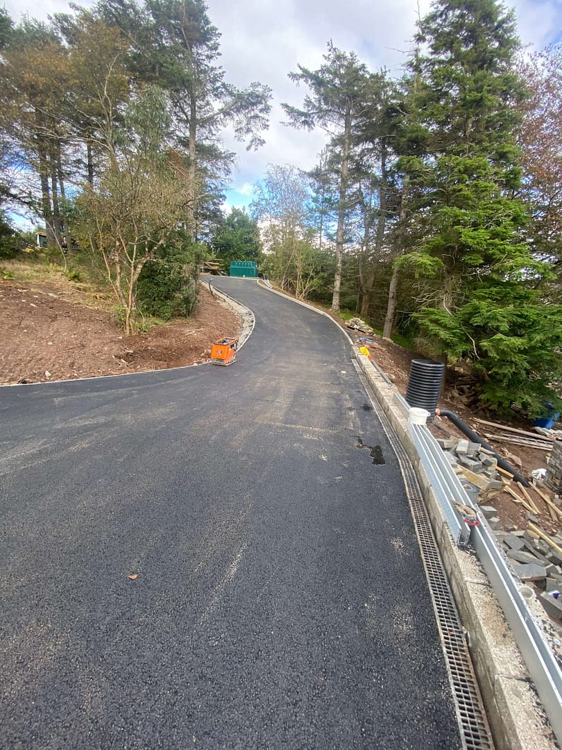 Surfacing, kerbing and drainage siteworks completed by Noble Surfacing